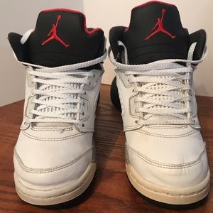 Air Jordan Retro 5 White Cement